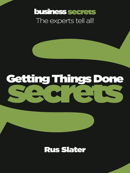 Title details for Getting Things Done by Rus Slater - Wait list